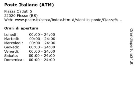 ᐅ Orari di apertura „Poste Italiane“ 